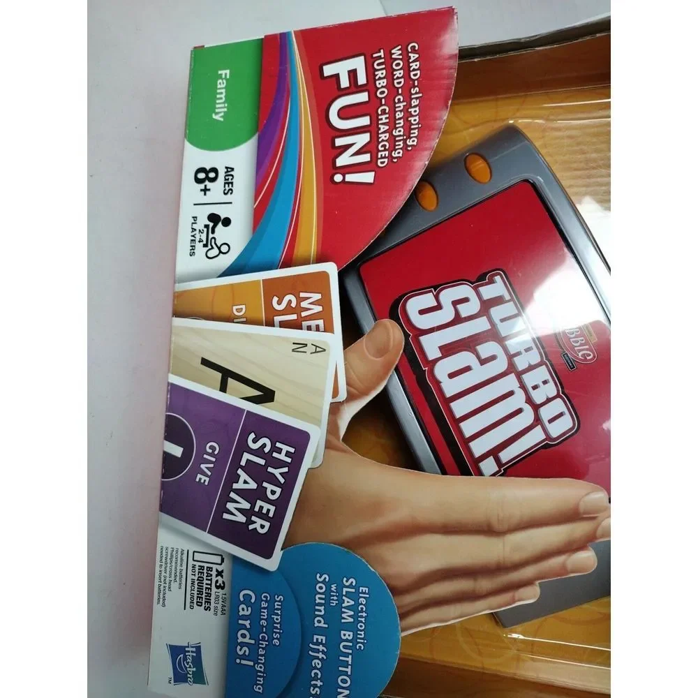 Hasbro Scrabble Electronic Turbo Slam Board Game, BRAND NEW IN BOX